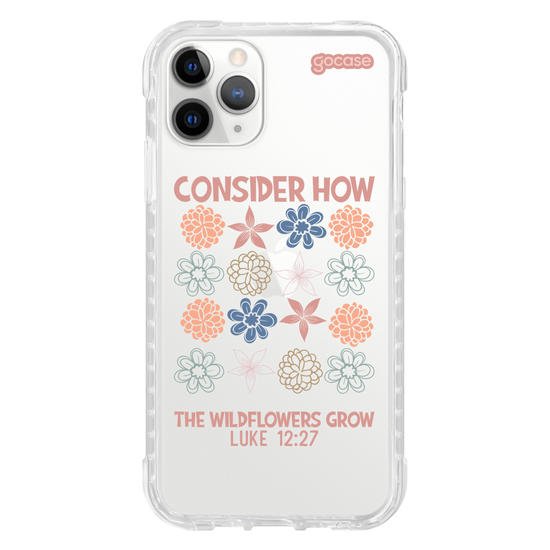 Capinha para celular  Consider How The Wildflowers Grow - Luke 12:27