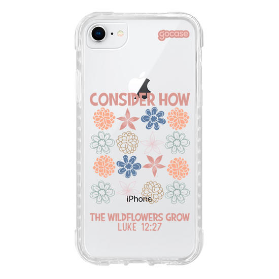 Capinha para celular  Consider How The Wildflowers Grow - Luke 12:27
