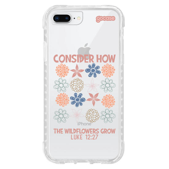Capinha para celular  Consider How The Wildflowers Grow - Luke 12:27