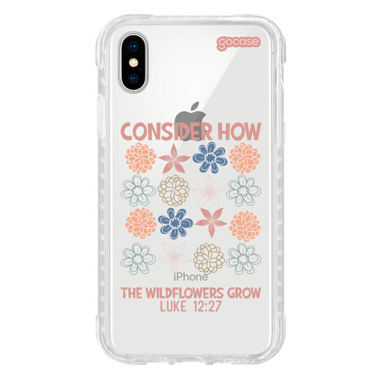 Capinha para celular  Consider How The Wildflowers Grow - Luke 12:27