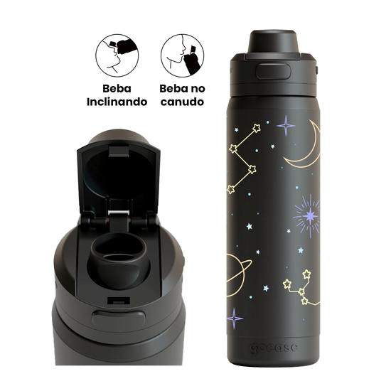 Garrafa Térmica Flip Pro - Constelações
