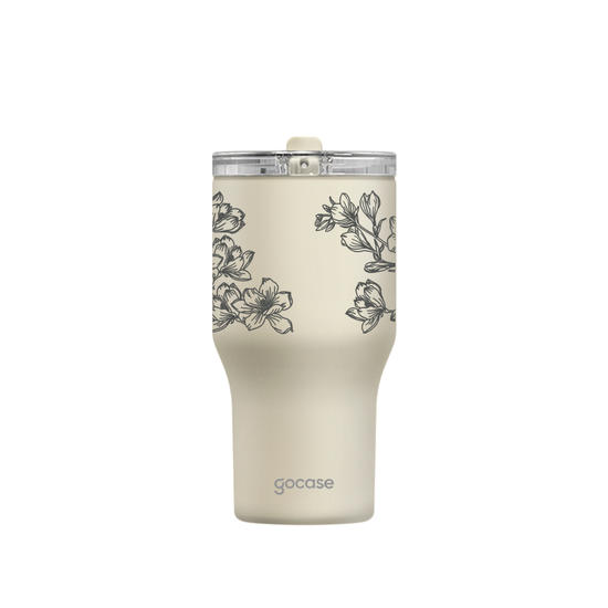 Copo Térmico Daily + Ebook -  Floral Elegance