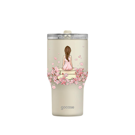 Copo Térmico Daily Garota Classical Rose