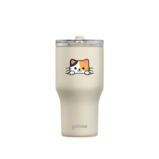 Copo Térmico Daily + Ebook - Pets Minimalistas - Gatos