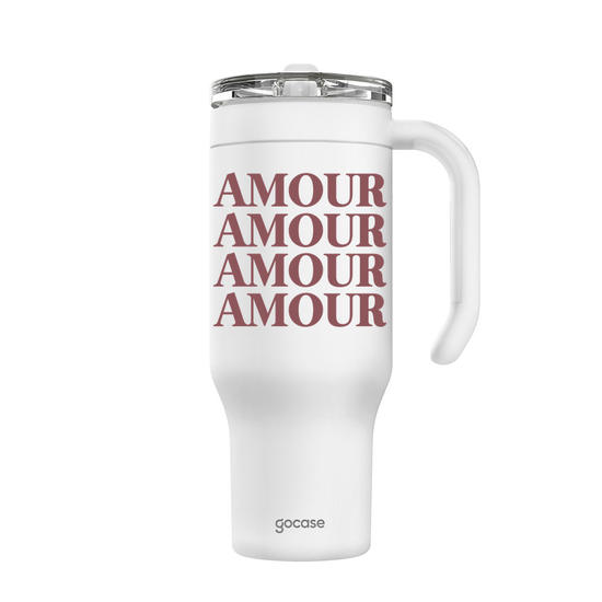 Copo Térmico Life + Ebook -  Minha Palavra - Amour