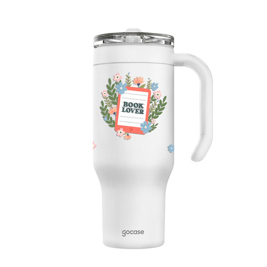 Copo Térmico Life + Ebook -  Book Lover