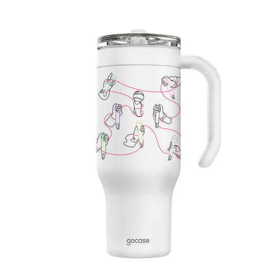 Copo Térmico Life + Ebook -  We Are Seven