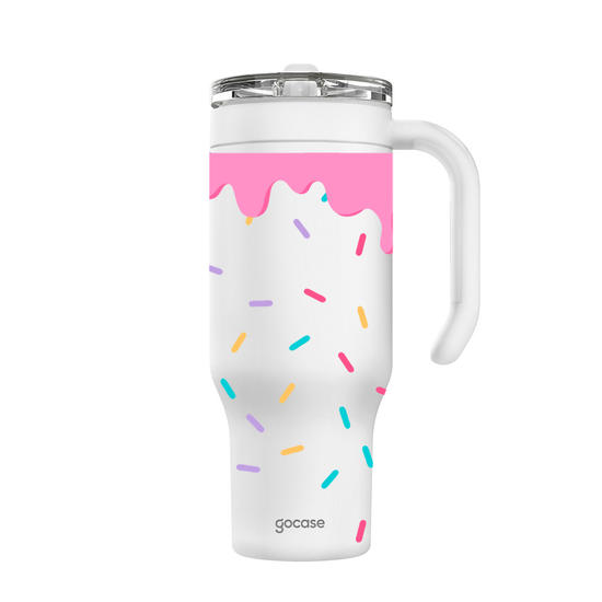 Copo Térmico Life + Ebook -  Donut