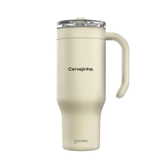 Copo Térmico Life + Ebook -  Frases Cervejinha
