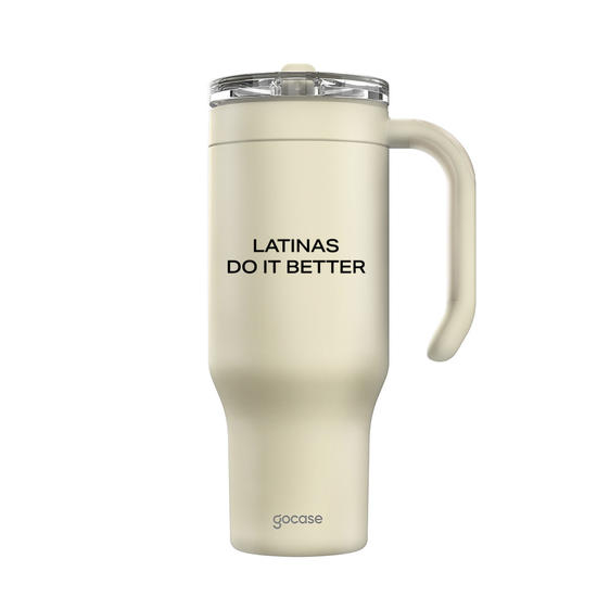 Copo Térmico Life + Ebook -  Frases Latinas do It Better
