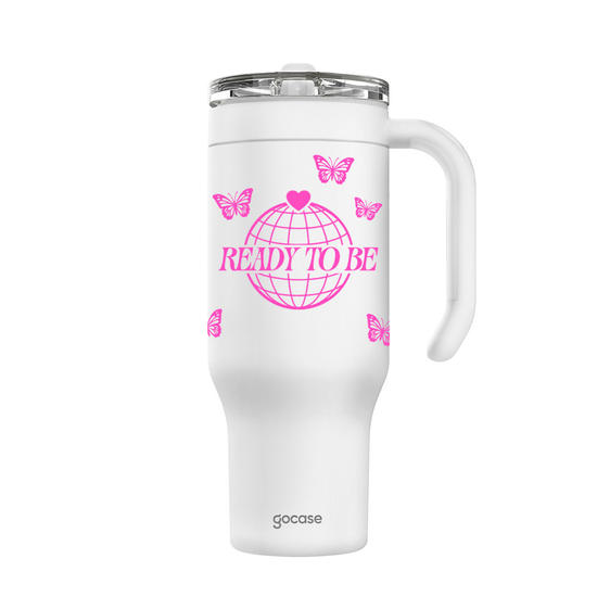 Copo Térmico Life + Ebook - K-pop - Ready to Be