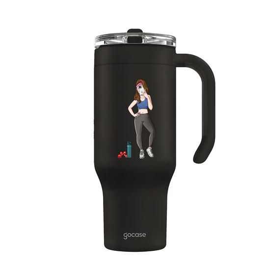 Copo Térmico Life - Garota Fitness