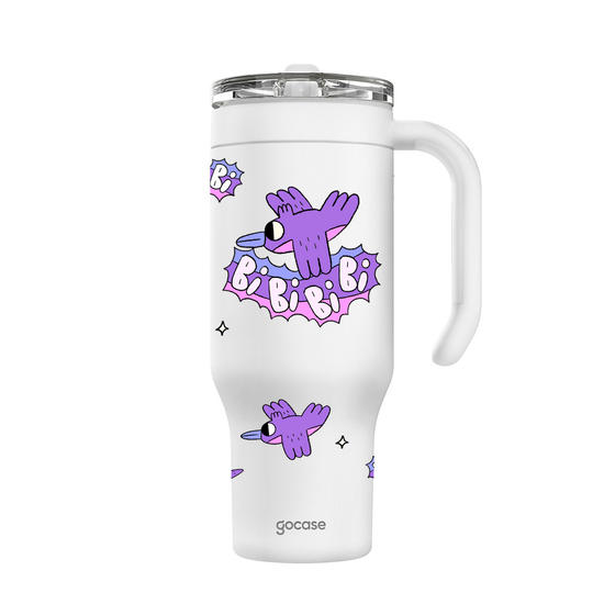 Copo Térmico Life + Ebook - Pride - Bi Bi Bi