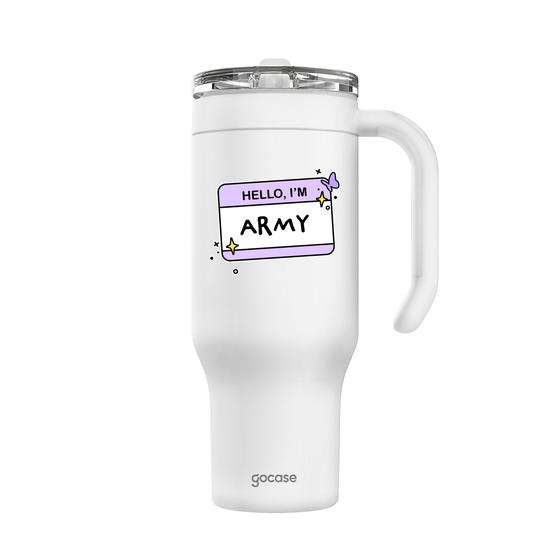 Copo Térmico Life + Ebook - K-pop - Fanbase