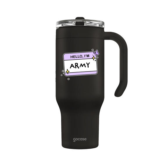 Copo Térmico Life + Ebook - K-pop - Fanbase