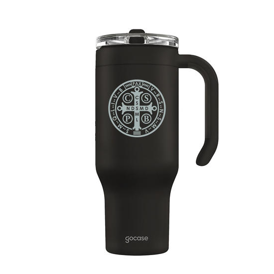 Copo Térmico Life + Ebook -  Medalha São Bento