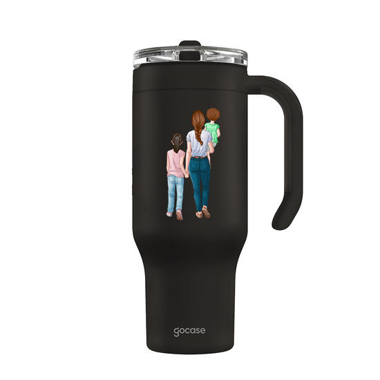 Copo Térmico Life + Ebook - Minha Mãe & Filho no Colo
