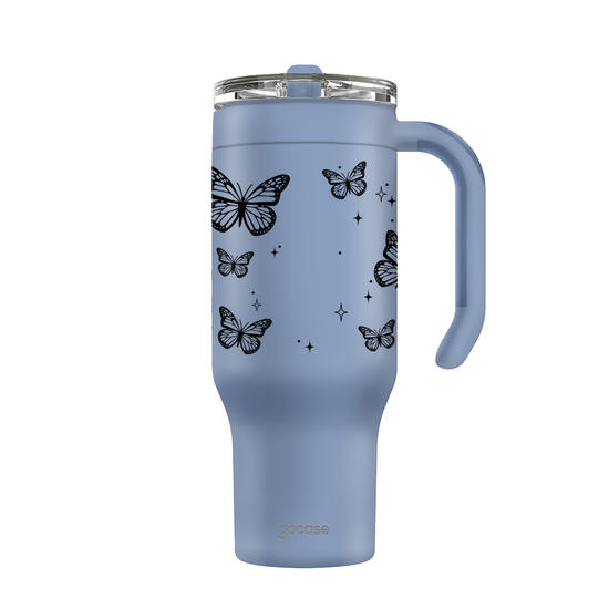 Copo Térmico Life + Ebook -  Minimal Bug - Pattern