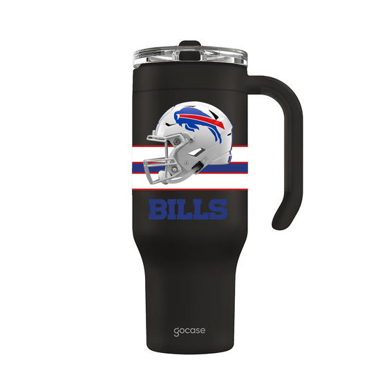 Copo Térmico Life + Ebook - NFL - Buffalo Bills - Helmet