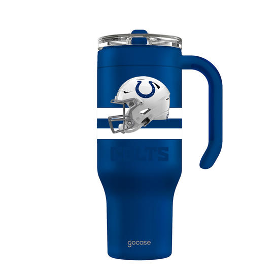 Copo Térmico Life + Ebook - NFL - Indianapolis Colts - Helmet