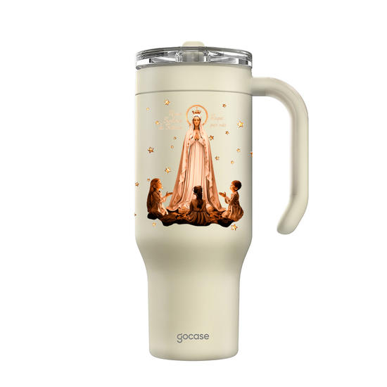 Copo Térmico Life + Ebook -  Nossa Senhora de Fátima