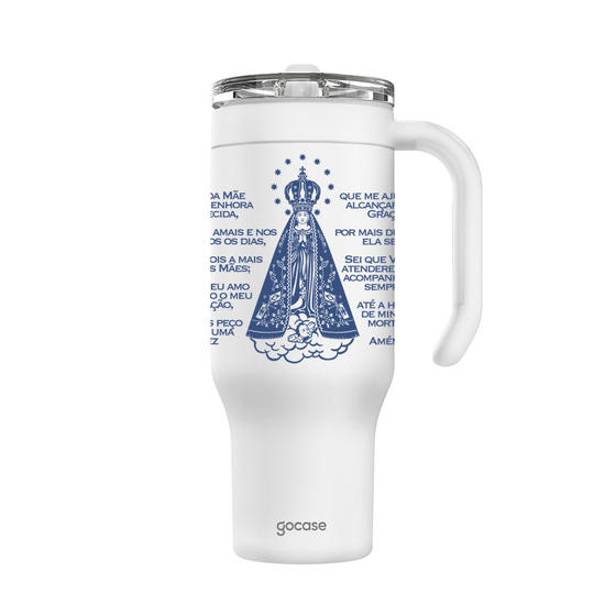Copo Térmico Life + Ebook - Oração Nossa Senhora Aparecida Copo Térmico Life + Ebook - Oração Nossa Senhora Aparecida