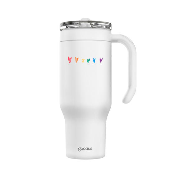 Copo Térmico Life + Ebook -  Pride Nome