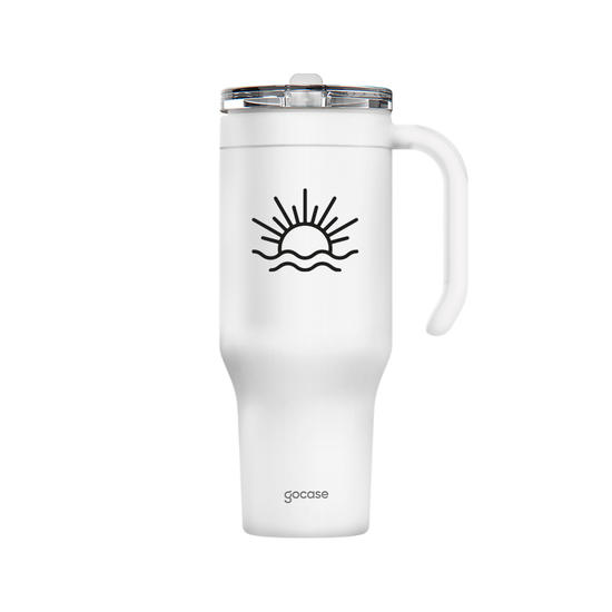 Copo Térmico Life + Ebook -  Sol e Mar