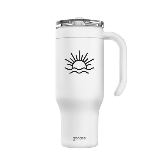 Copo Térmico Life + Ebook -  Sol e Mar