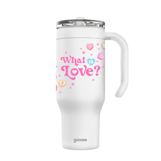 Copo Térmico Life + Ebook -  K-pop - What Is Love?