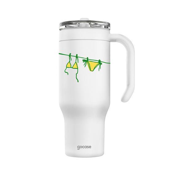 Copo Térmico Life + Ebook -  Biquíni Brasuca