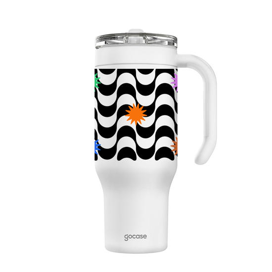 Copo Térmico Life + Ebook -  Vambora