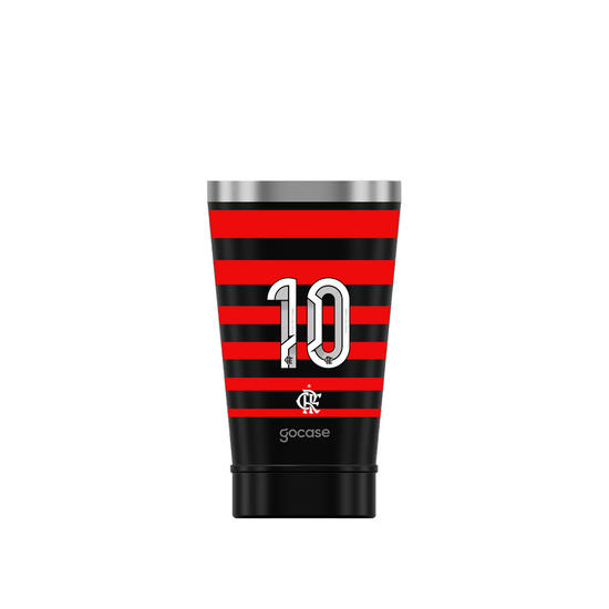 Copo Térmico Cerveja + Ebook - Flamengo - Uniforme 2 2024 Personalizado