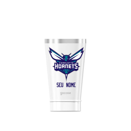 Copo Térmico Vibe + Ebook - Charlotte Hornets - Logo
