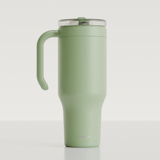 Copo Térmico Life + Ebook - Verde