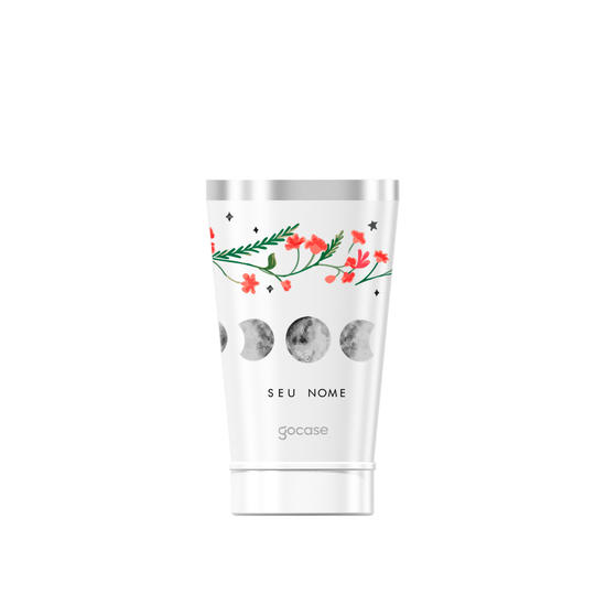Copo Térmico Vibe - Fases da Lua entre Flores