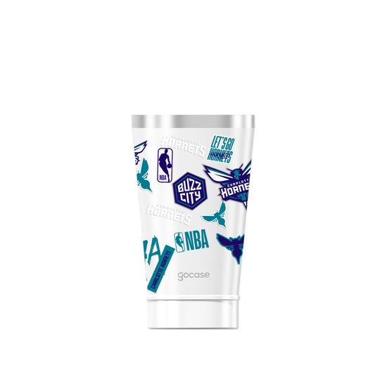 Copo Térmico + Ebook - Charlotte Hornets - Colagem