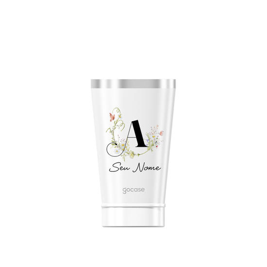Copo Térmico + Ebook - Inicial Arranjo de Flores