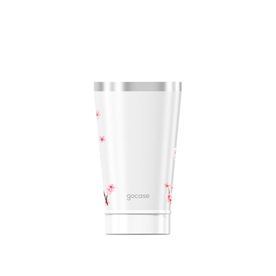 Copo Térmico + Ebook - Inicial Cherry Blossom 360º