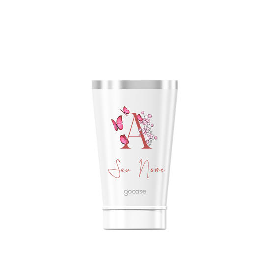 Copo Térmico Vibe - Inicial Cherry Butterfly