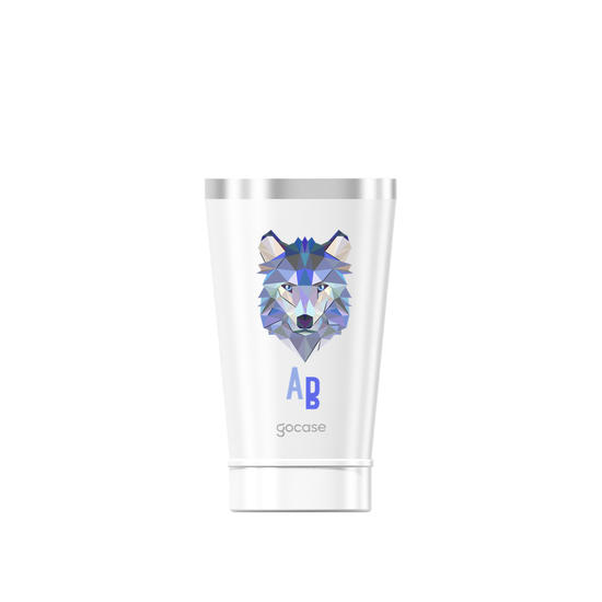 Copo Térmico Cerveja - Lobo Geométrico
