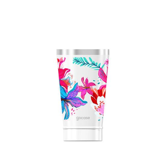 Copo Térmico + Ebook - Wild Floral