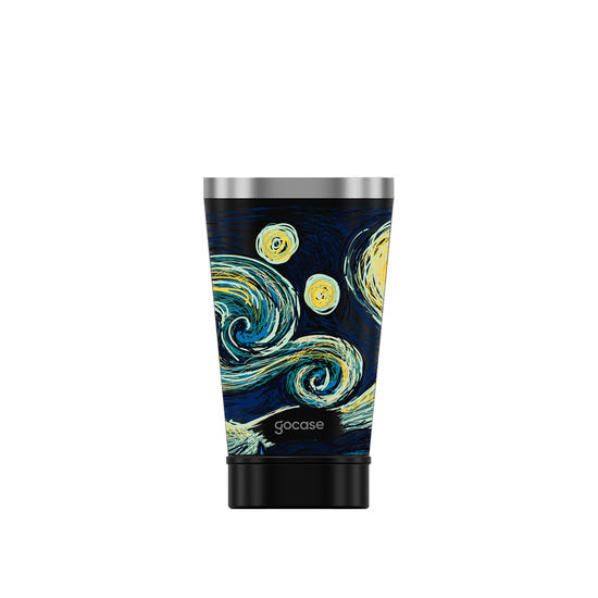 Copo Térmico + Ebook - Van Gogh - Noite Estrelada