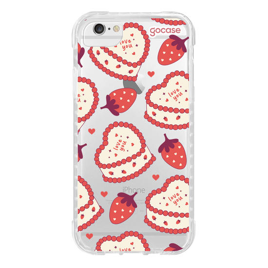 Capinha para celular  Strawberry Cake