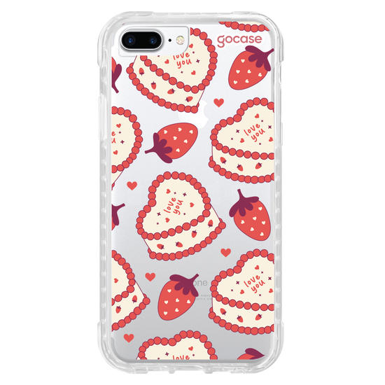 Capinha para celular  Strawberry Cake