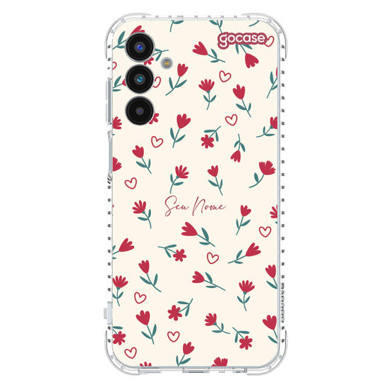 Capinha para celular  Romantic Pink Garden