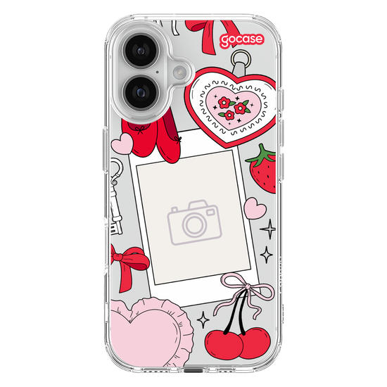 Capinha para celular  Coquette Polaroid Frame 