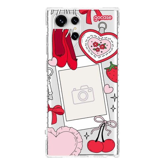Capinha para celular  Coquette Polaroid Frame 