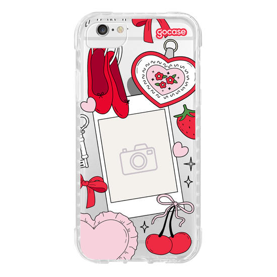 Capinha para celular  Coquette Polaroid Frame 