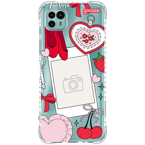 Capinha para celular  Coquette Polaroid Frame 